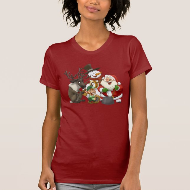 Camisa da banda de jarro do Natal (Frente)