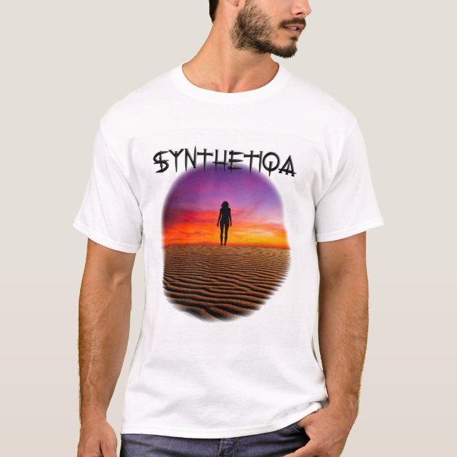 Camisa da banda t de SYNTHETIQA (Frente)
