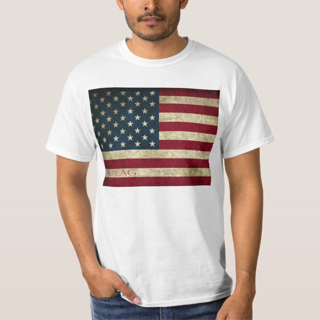 Camisa da bandeira americana (Frente)