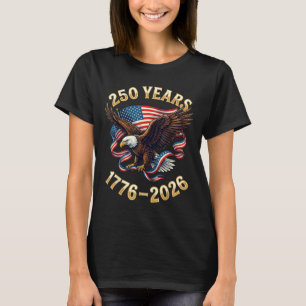 Camisa da Bandeira da América 250 Aniversário EUA