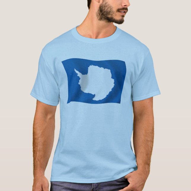 Camisa da Bandeira da Antártida (Frente)