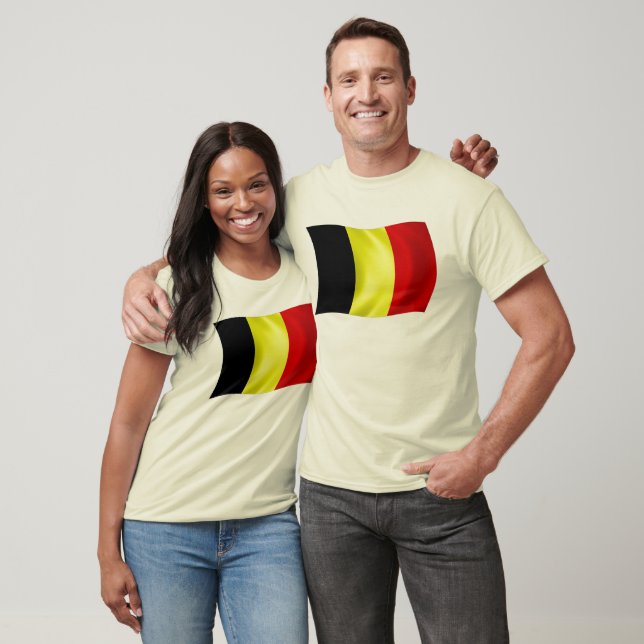 Camisa da Bandeira da Bélgica (Unissex)