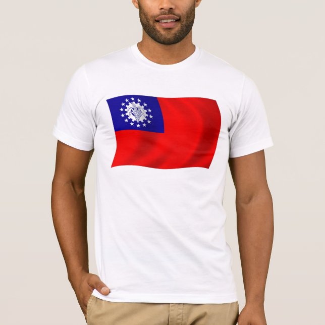 Camisa da Bandeira da Birmânia (Frente)
