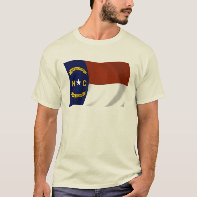 Camisa da Bandeira da Carolina do Norte (Frente)