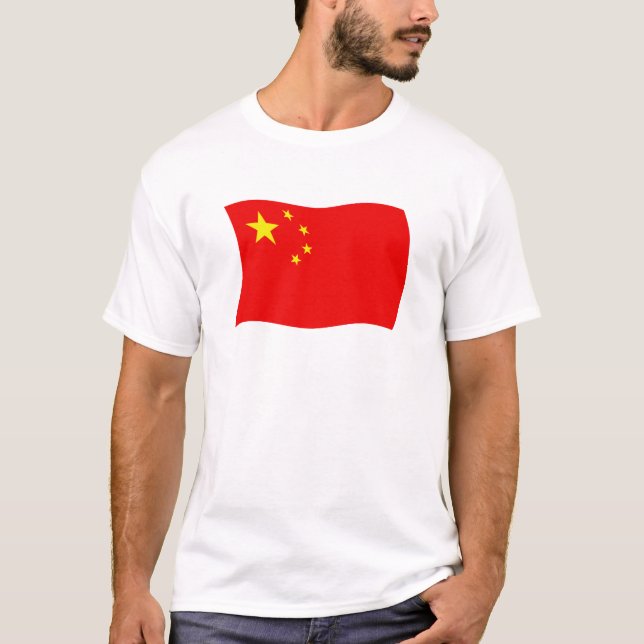 Camisa da Bandeira da China (Frente)
