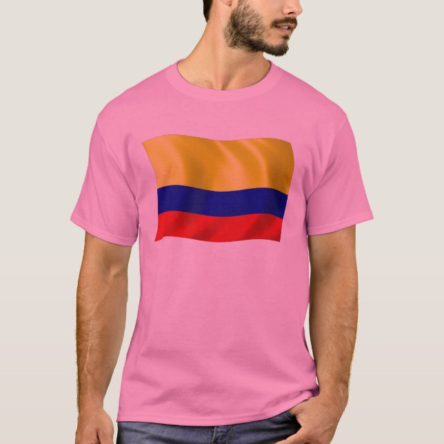 Camisa da Bandeira da Colômbia (Frente)