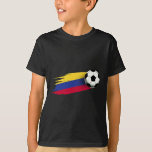 Camisa da Bandeira da Colômbia Time de Futebol Col