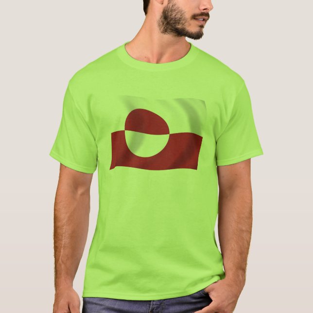 Camisa da Bandeira da Groenlândia (Frente)