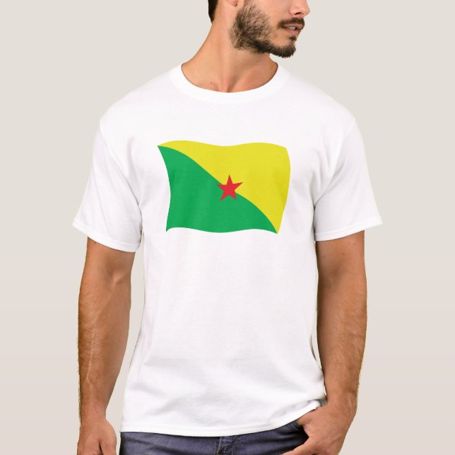 Camisa da Bandeira da Guiana Francesa (Frente)