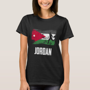 Camisa da Bandeira da Jordânia Time de Futebol Jor