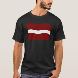 Camisa da Bandeira da Letônia