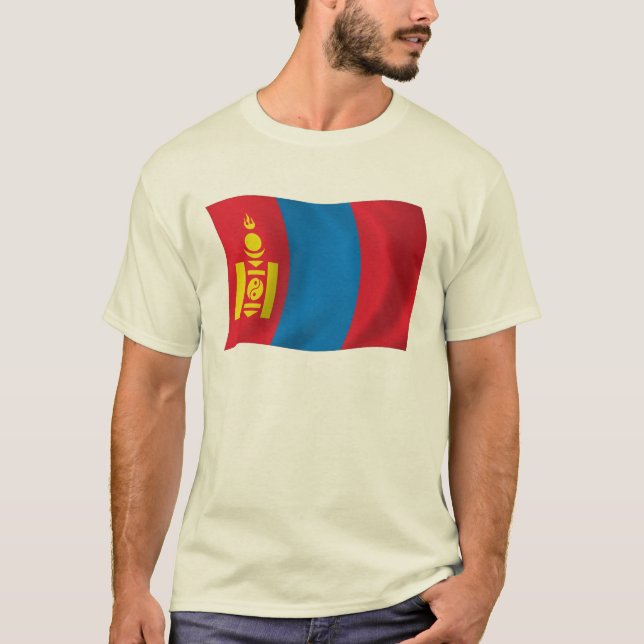 Camisa da Bandeira da Mongólia (Frente)