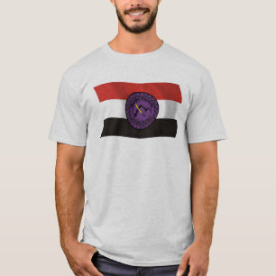 Camisa da Bandeira da Nação Lenape Thunder Mountai