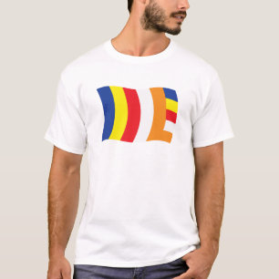 Camisa da Bandeira da Religião Budista