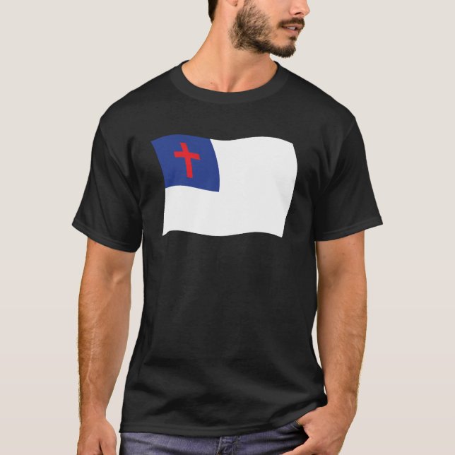 Camisa da Bandeira da Religião Cristã (Frente)