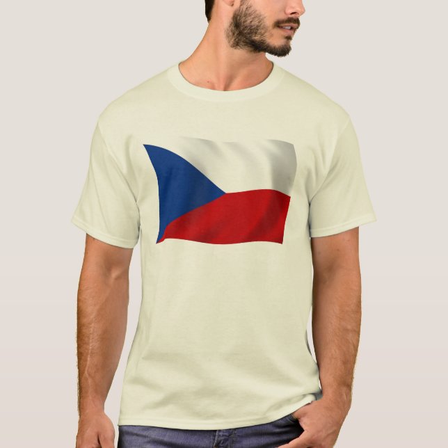 Camisa da Bandeira da República Tcheca (Frente)