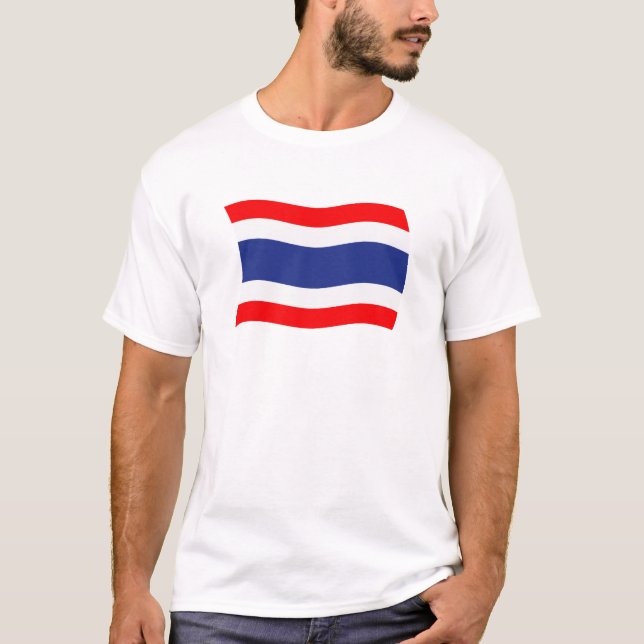 Camisa da Bandeira da Tailândia (Frente)