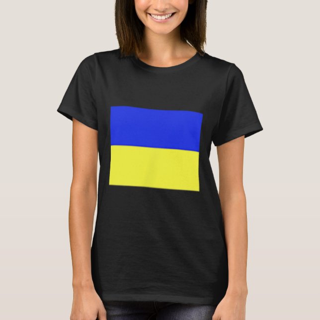 Camisa da Bandeira da Ucrânia Exército Ucraniano V (Frente)