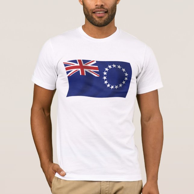 Camisa da Bandeira das Ilhas Cook (Frente)