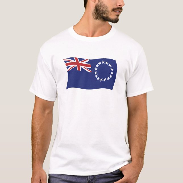 Camisa da Bandeira das Ilhas Cook (Frente)