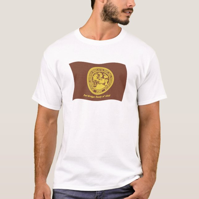 Camisa da Bandeira das Tribos Shoshone Bannock (Frente)