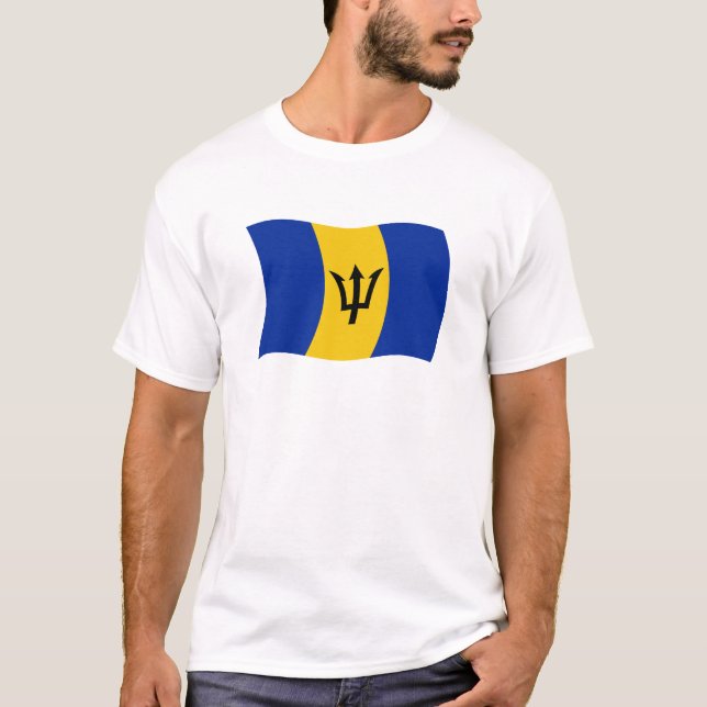 Camisa da Bandeira de Barbados (Frente)