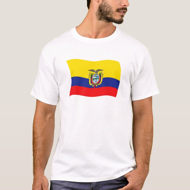 Camisa da bandeira de Equador (Frente)