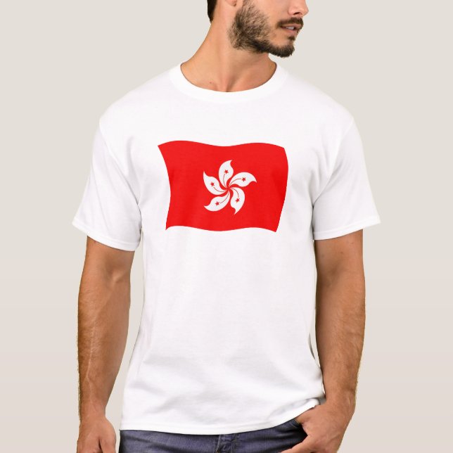 Camisa da Bandeira de Hong Kong (Frente)