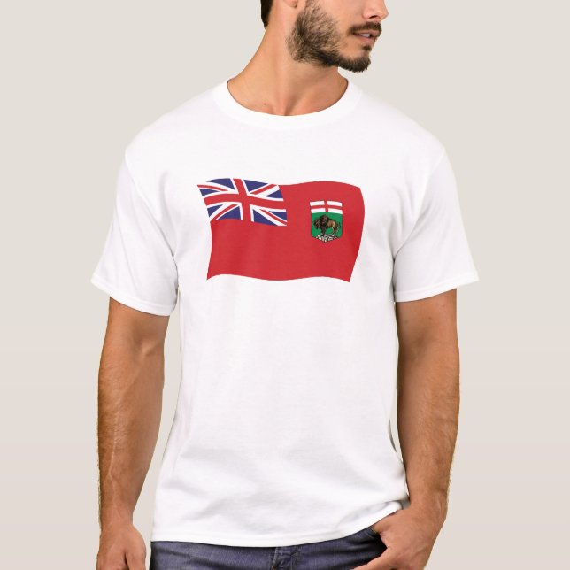 Camisa da Bandeira de Manitoba (Frente)