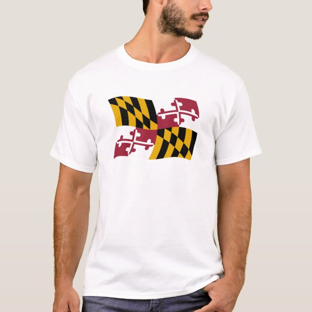 Camisa da Bandeira de Maryland (Frente)