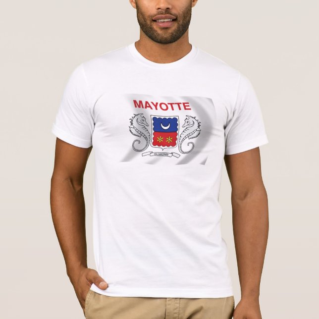 Camisa da Bandeira de Mayotte (Frente)