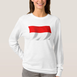 Camisa da Bandeira de Mônaco