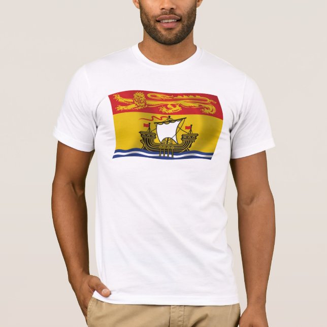 Camisa da Bandeira de New Brunswick (Frente)
