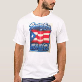 Camisa da bandeira de Puert Rican