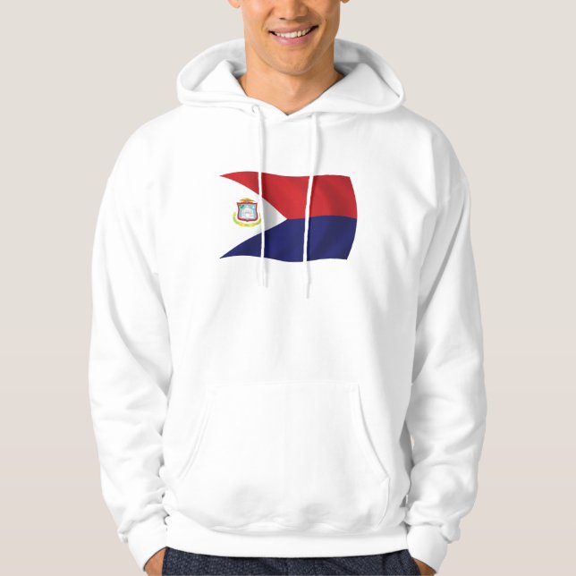Camisa da Bandeira de Sint Maarten (Frente)