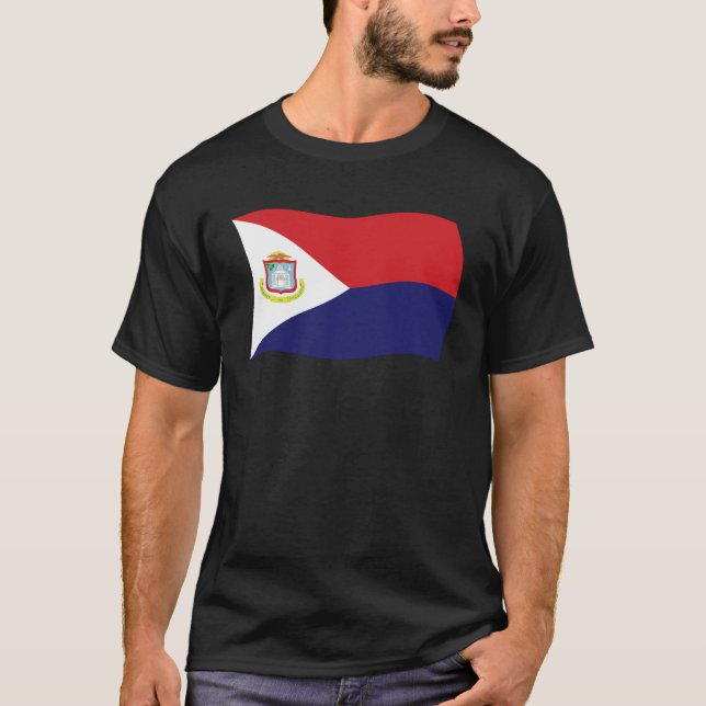 Camisa da Bandeira de Sint Maarten (Frente)