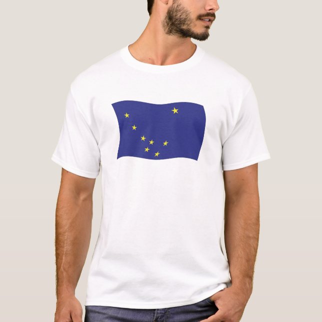 Camisa da Bandeira do Alasca (Frente)