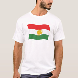 Camisa da Bandeira do Curdistão