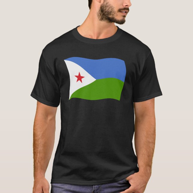 Camisa da Bandeira do Djibuti (Frente)