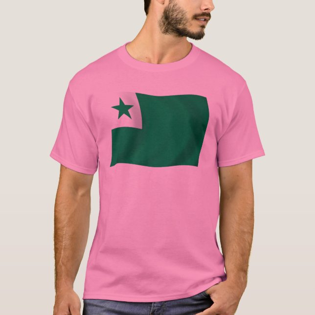 Camisa da Bandeira do Esperanto (Frente)
