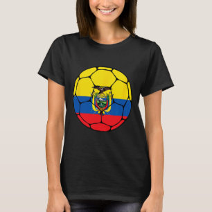 Camisa da Bandeira do Futebol do Equador Presente
