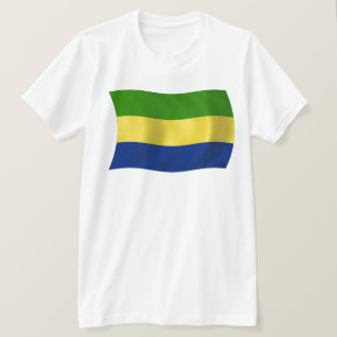 Camisa da Bandeira do Gabão
