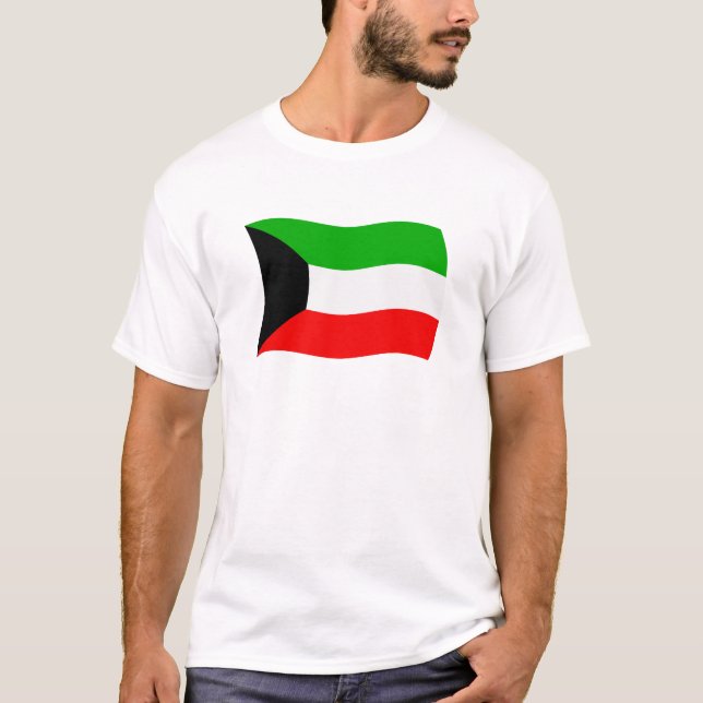 Camisa da Bandeira do Kuwait (Frente)