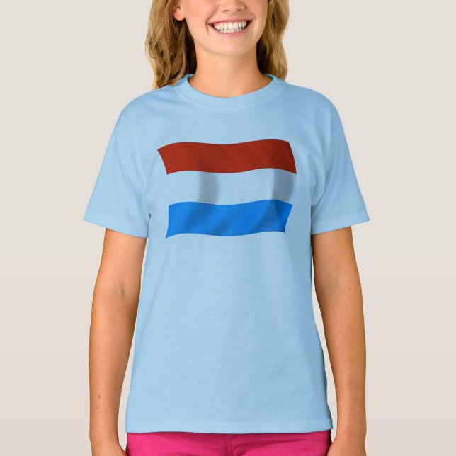Camisa da Bandeira do Luxemburgo (Frente)