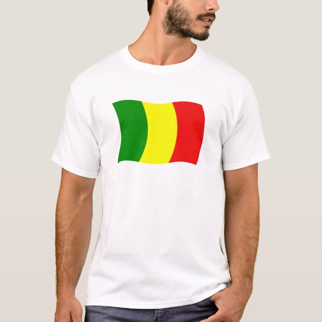 Camisa da Bandeira do Mali (Frente)