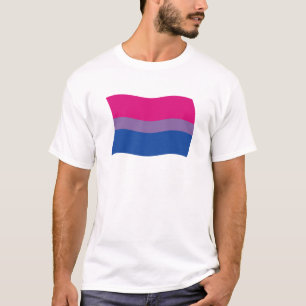Camisa da Bandeira do Orgulho Bissexual