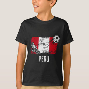 Camisa da Bandeira do Peru Time de Futebol Peruano