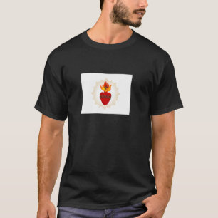 Camisa da Bandeira do Sagrado Coração de Jesus Cri