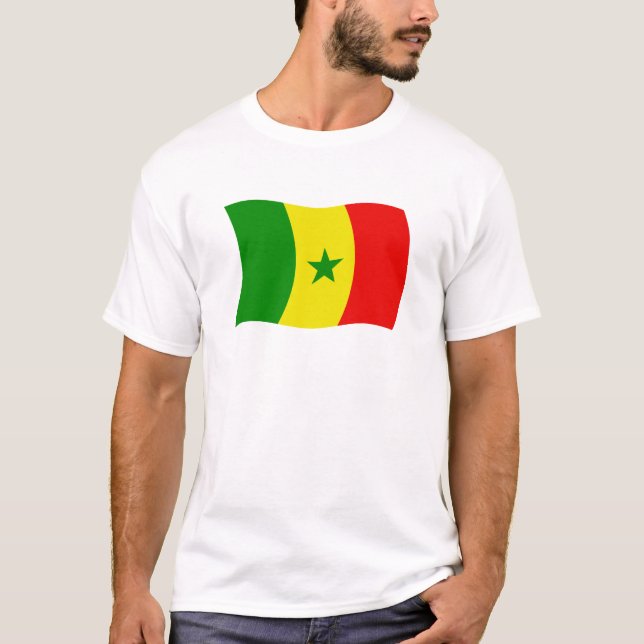 Camisa da Bandeira do Senegal (Frente)