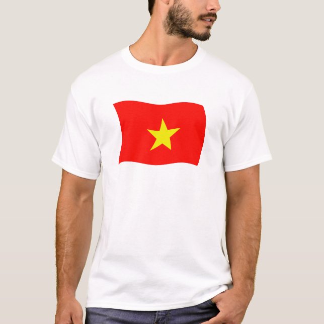 Camisa da Bandeira do Vietnã (Frente)